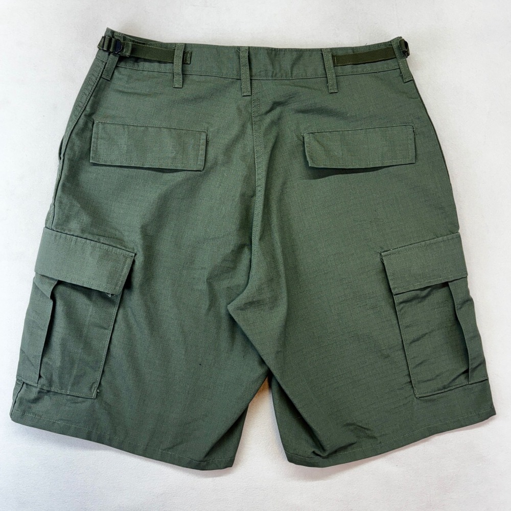 Propper Cargo Shorts Mens Medium Green Tactical Ripstop Adjustable Waist